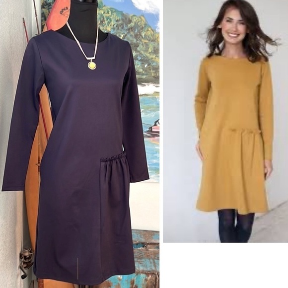 💙LeMuse,CUTE Tunic or Dress,Navy Blue, Like New, Excellent Quality,Size XS - Picture 2 of 16